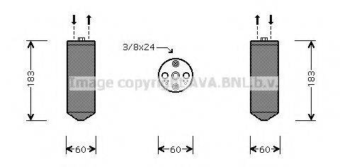 AVA QUALITY COOLING MTD234 Осушувач, кондиціонер