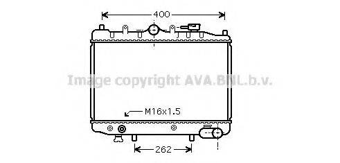 AVA QUALITY COOLING MZ2023 Радіатор, охолодження двигуна