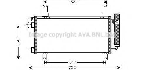 AVA QUALITY COOLING MZ5157D Конденсатор, кондиціонер