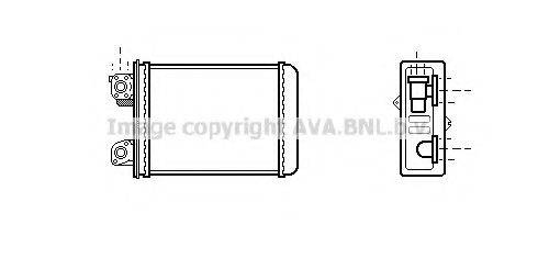 AVA QUALITY COOLING MZ6081 Теплообмінник, опалення салону