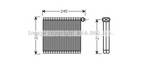 AVA QUALITY COOLING MZV217 Випарник, кондиціонер