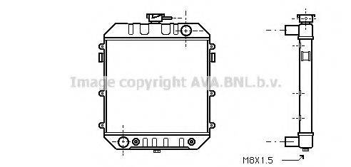 AVA QUALITY COOLING OL2010 Радіатор, охолодження двигуна