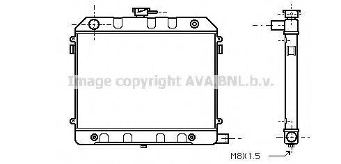 AVA QUALITY COOLING OL2131 Радіатор, охолодження двигуна
