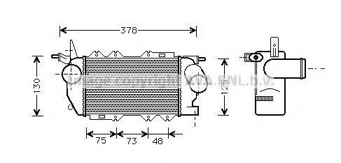 AVA QUALITY COOLING OL4270 Інтеркулер