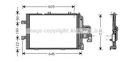 AVA QUALITY COOLING OL5369 Конденсатор, кондиціонер