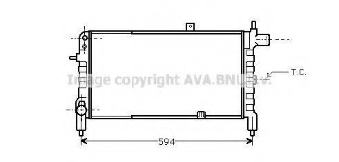 AVA QUALITY COOLING OLA2074 Радіатор, охолодження двигуна