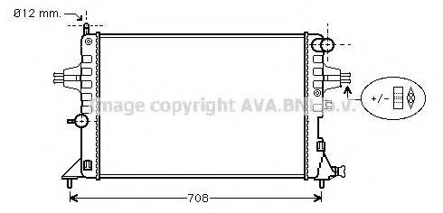 AVA QUALITY COOLING OLA2296 Радіатор, охолодження двигуна