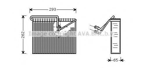 AVA QUALITY COOLING OLV372 Випарник, кондиціонер