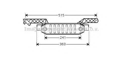 AVA QUALITY COOLING PE3282 масляний радіатор, моторне масло