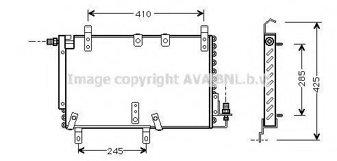 AVA QUALITY COOLING PE5166 Конденсатор, кондиціонер