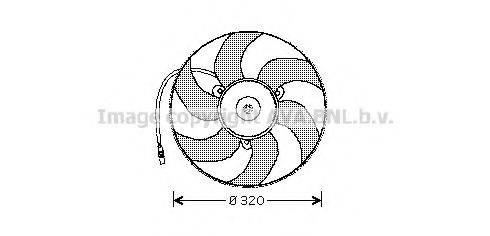 AVA QUALITY COOLING PE7513 Вентилятор, охолодження двигуна