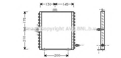 AVA QUALITY COOLING PR5017 Конденсатор, кондиціонер