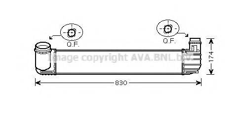 AVA QUALITY COOLING RT4411 Інтеркулер