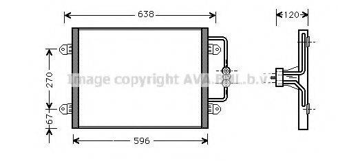 AVA QUALITY COOLING RT5256 Конденсатор, кондиціонер