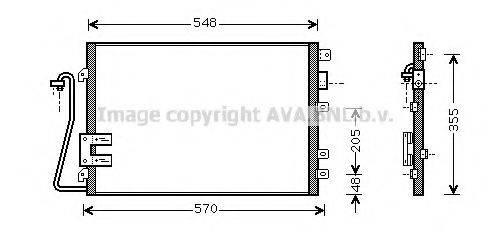 AVA QUALITY COOLING RT5340 Конденсатор, кондиціонер