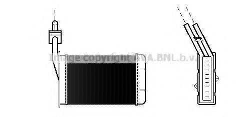 AVA QUALITY COOLING RT6034 Теплообмінник, опалення салону