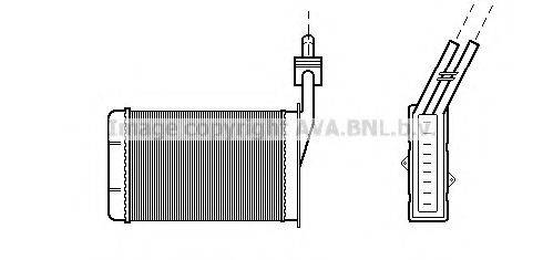 AVA QUALITY COOLING RT6101 Теплообмінник, опалення салону