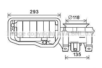 AVA QUALITY COOLING RT8596 Електродвигун, вентиляція салону