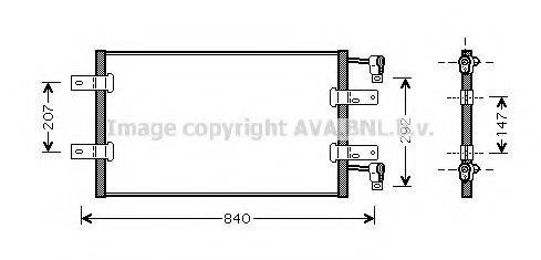 AVA QUALITY COOLING RTA5314 Конденсатор, кондиціонер