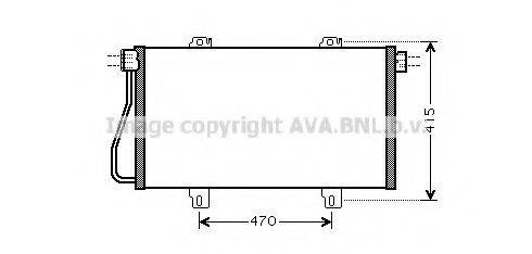 AVA QUALITY COOLING RTA5352 Конденсатор, кондиціонер