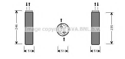 AVA QUALITY COOLING RTD094 Осушувач, кондиціонер