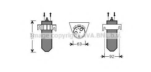 AVA QUALITY COOLING RTD378 Осушувач, кондиціонер