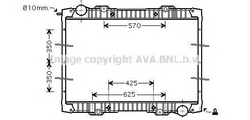 AVA QUALITY COOLING SC2020 Радіатор, охолодження двигуна