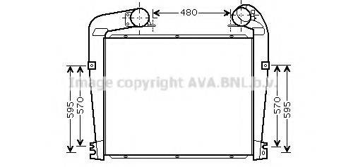 AVA QUALITY COOLING SC4022 Інтеркулер