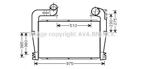 AVA QUALITY COOLING SC4025 Інтеркулер