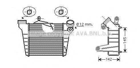 AVA QUALITY COOLING STA4036 Інтеркулер