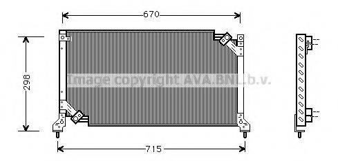 AVA QUALITY COOLING SU5026 Конденсатор, кондиціонер