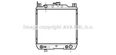 AVA QUALITY COOLING SZ2021 Радіатор, охолодження двигуна