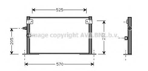 AVA QUALITY COOLING TO5265 Конденсатор, кондиціонер