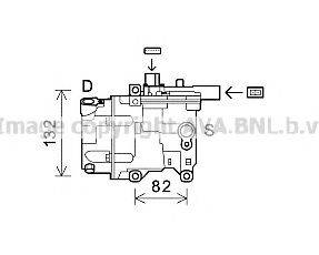 AVA QUALITY COOLING TOK583 Компресор, кондиціонер