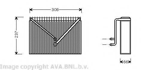 AVA QUALITY COOLING VOV106 Випарник, кондиціонер