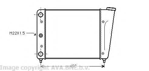 AVA QUALITY COOLING VW2009 Радіатор, охолодження двигуна