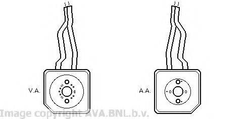 AVA QUALITY COOLING VW3096 масляний радіатор, моторне масло