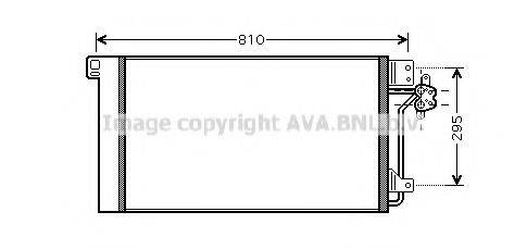 AVA QUALITY COOLING VW5236D Конденсатор, кондиціонер