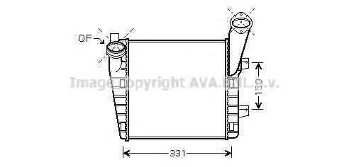 AVA QUALITY COOLING VWA4235 Інтеркулер