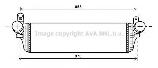 AVA QUALITY COOLING VWA4313 Інтеркулер