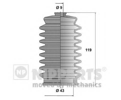 NIPPARTS J2842005 Комплект пильника, рульове керування