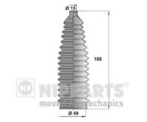 NIPPARTS J2842022 Комплект пильника, рульове керування