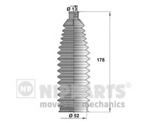 NIPPARTS J2842027 Комплект пильника, рульове керування