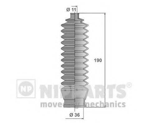 NIPPARTS J2843001 Комплект пильника, рульове керування