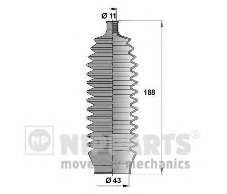 NIPPARTS J2847010 Комплект пильника, рульове керування