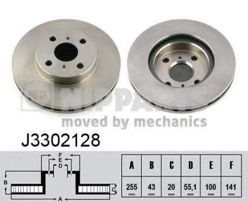 NIPPARTS J3302128 гальмівний диск