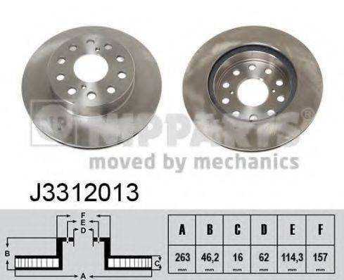 NIPPARTS J3312013 гальмівний диск