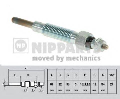 NIPPARTS J5711020 Свічка розжарювання