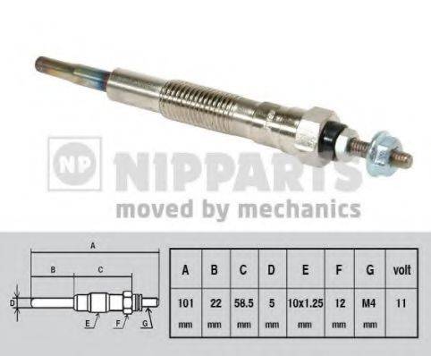 NIPPARTS J5718000 Свічка розжарювання