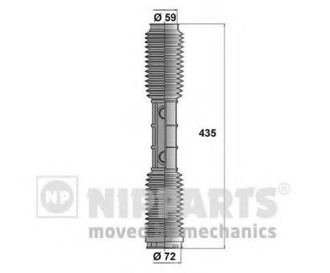 NIPPARTS N2844027 Комплект пильника, рульове керування